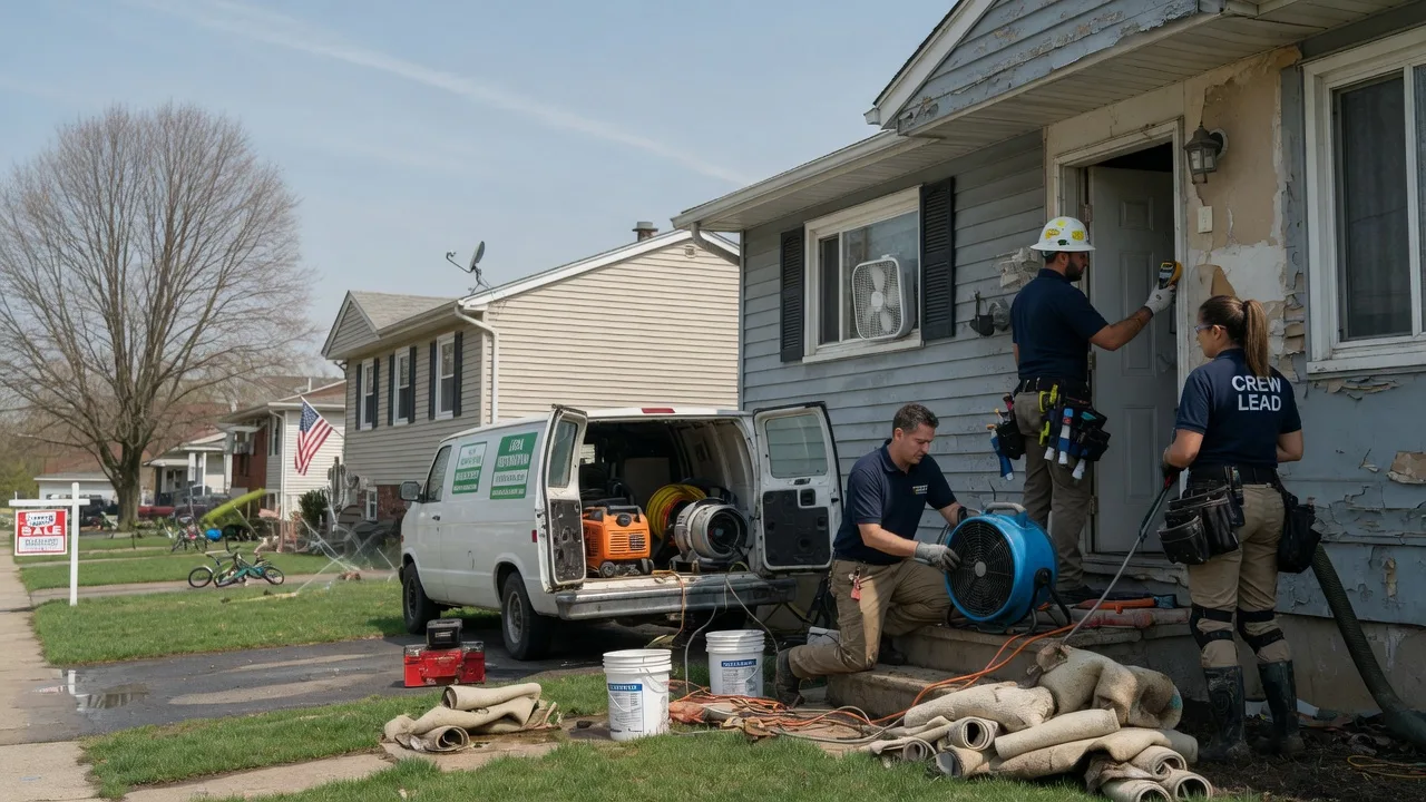 Flood Cleanup in Blue Mound, IL near me